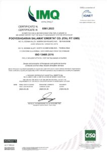 سرتیفیکیت ایتال فیت