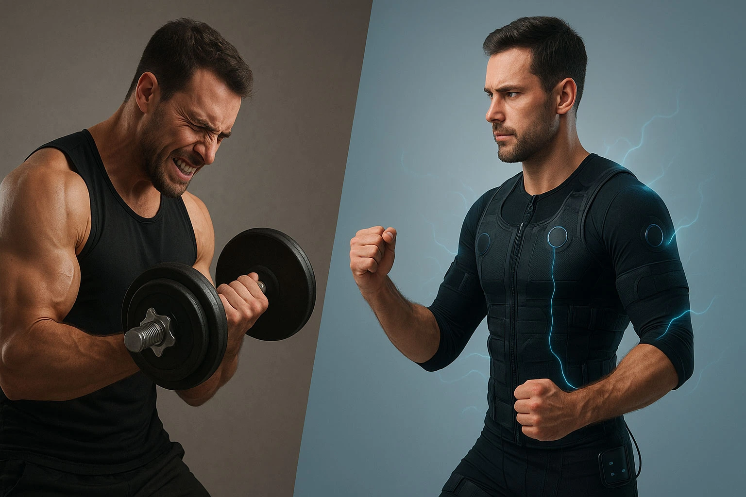 تفاوت ورزش با تکنولوژی EMS و تمرینات سنتی
